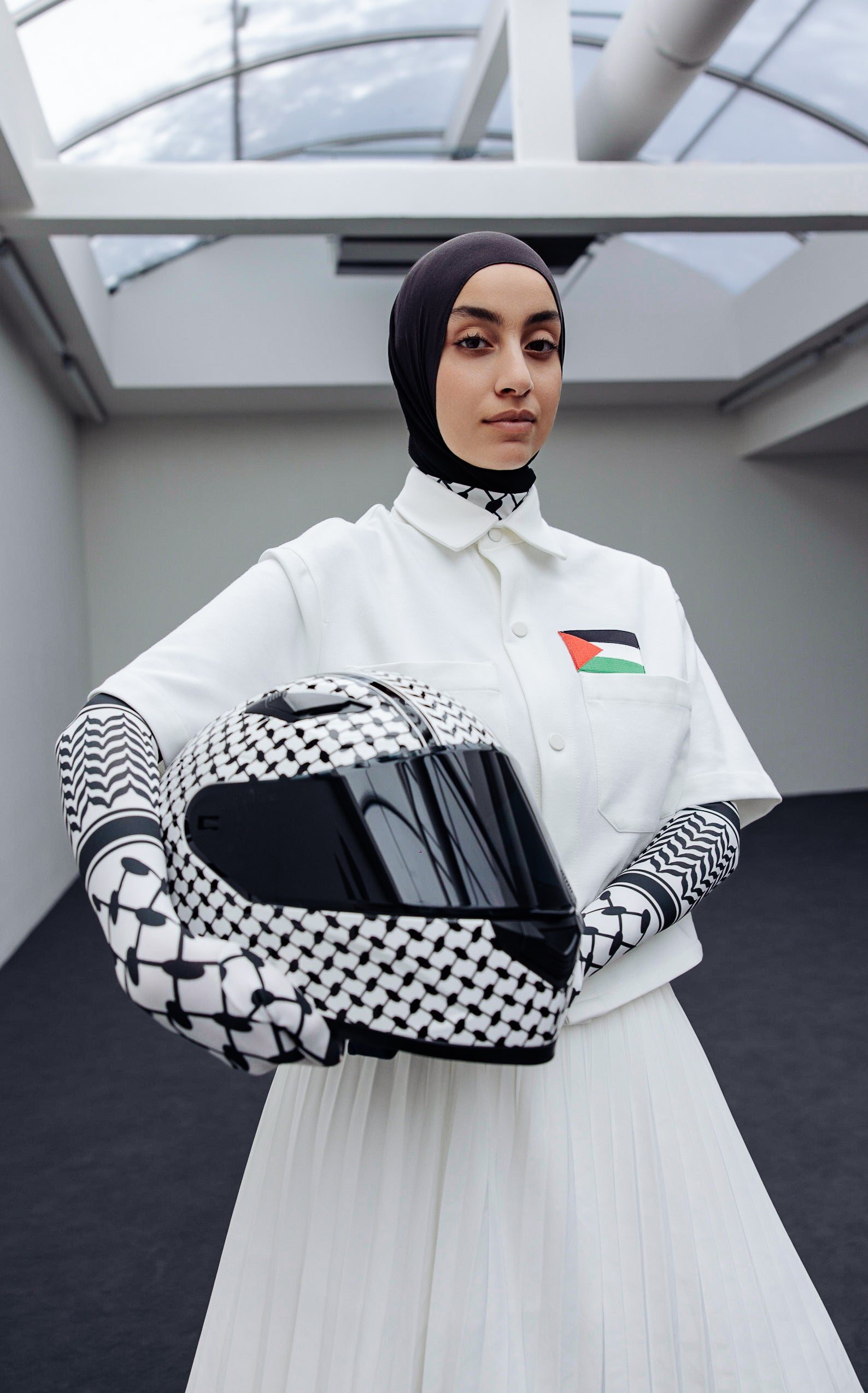 burqa motorcycle helmet Keffiyeh Motorcycle Helmet Women