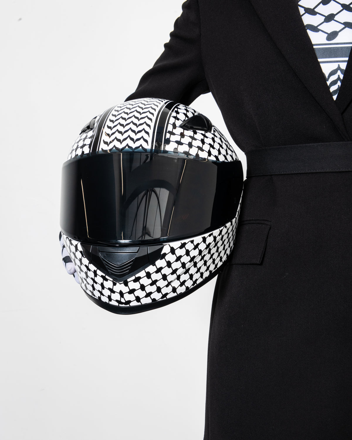 Keffiyeh Motorcycle Helmet Women