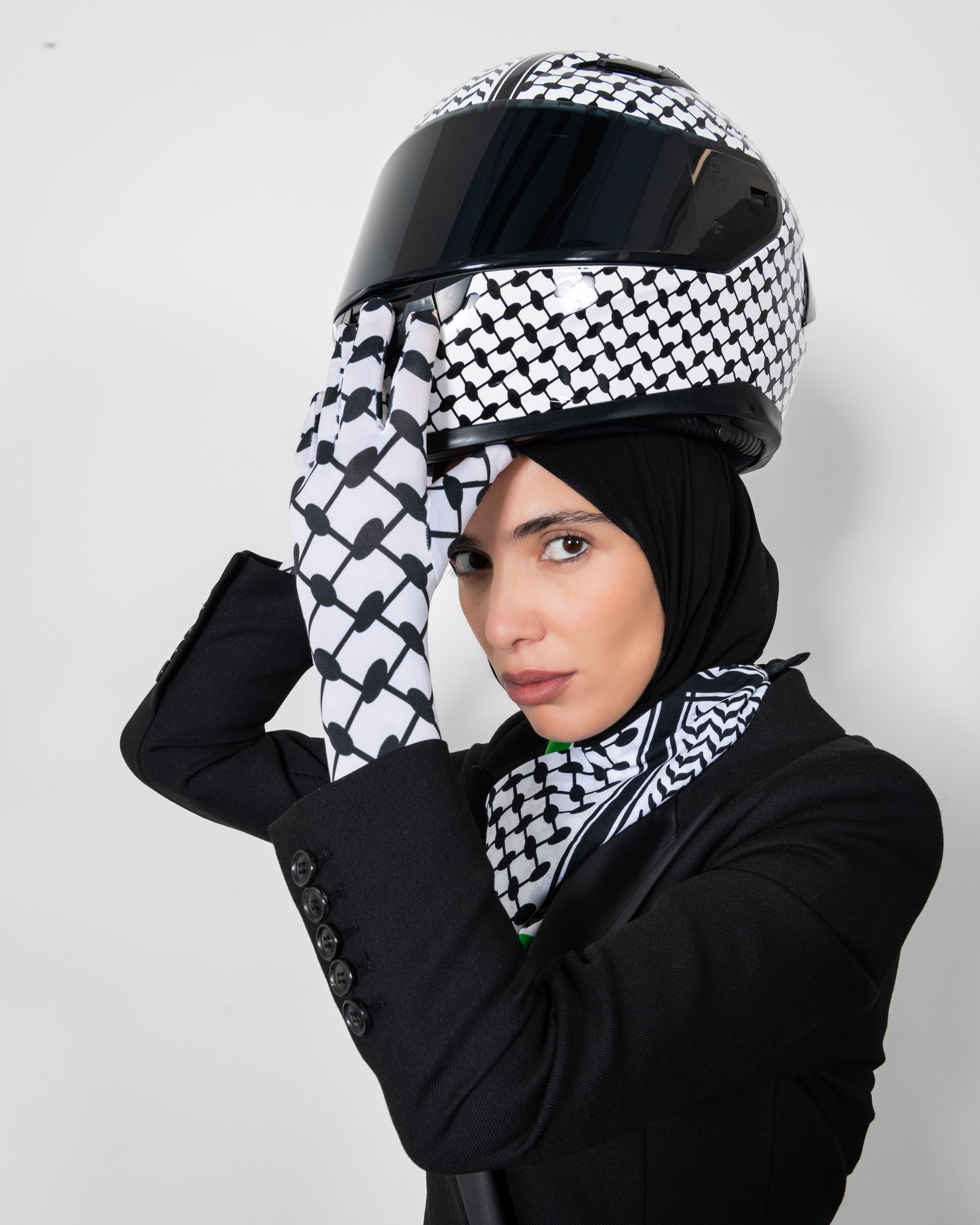 burqa motorcycle helmet Keffiyeh Motorcycle Helmet Women