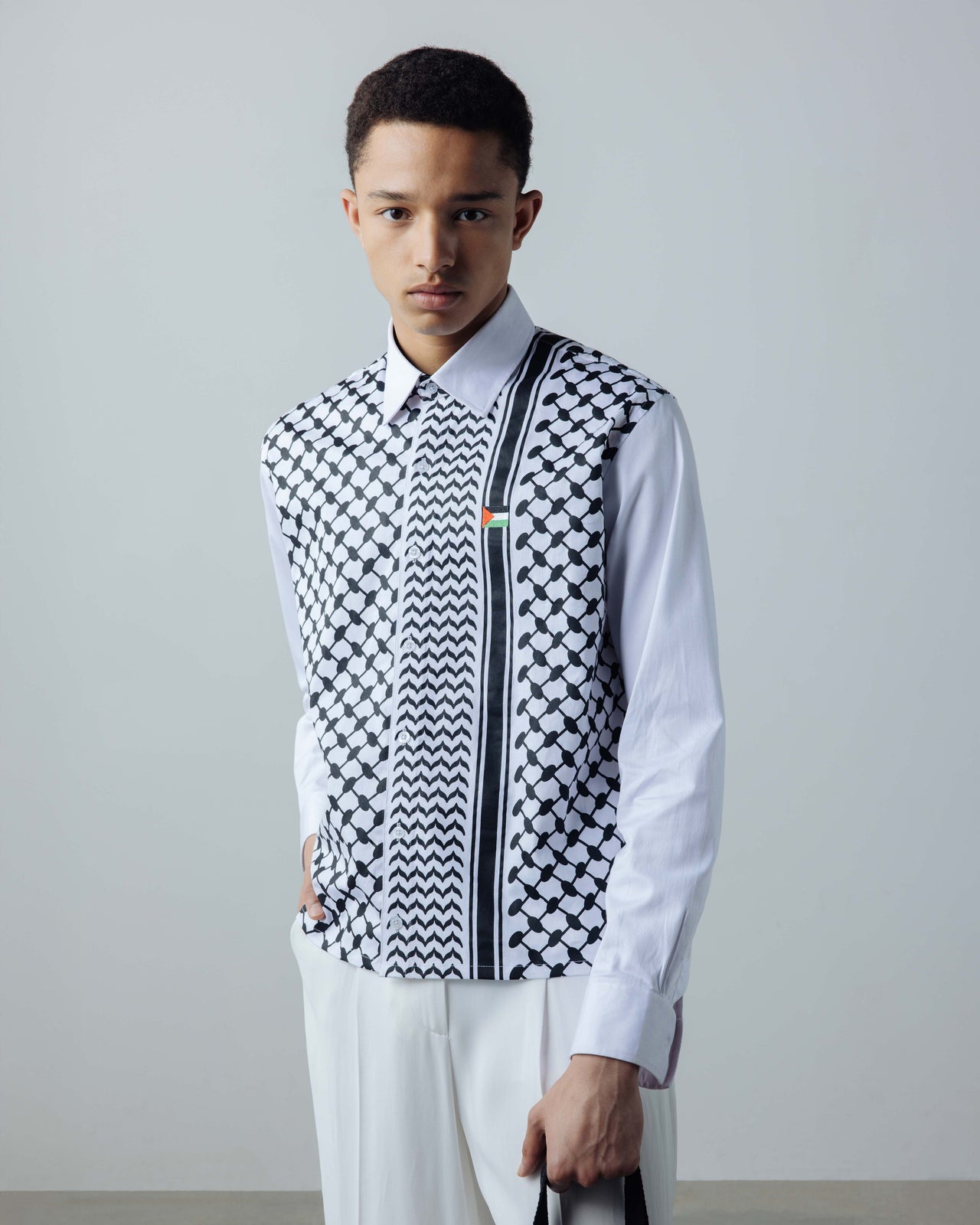 Keffiyeh Shirt Men